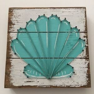 Wall Art Home Sea ​​Shell - 9"x9"